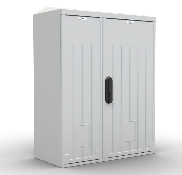 Шкаф уличный всепогодный настенный укомплектованный 12U (Ш600 × Г300),полиэстер,комплектация T2-IP54