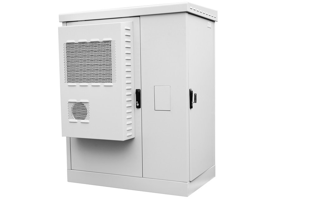 Шкаф всепогодный напольный укомплектованный 18U (Ш1000 × Г900) с эл. отсеком, комплектация ТК-IP54